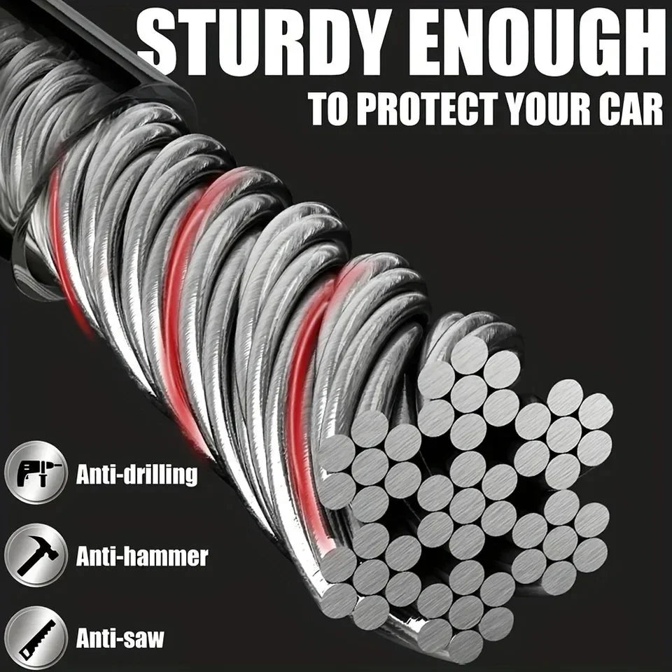 Universal Steering Wheel Lock Anti Theft Car Security Lock Heavy Duty for Cars SUVs & Trucks