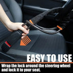 Universal Steering Wheel Lock Anti Theft Car Security Lock Heavy Duty for Cars SUVs & Trucks