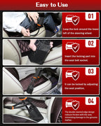 Universal Steering Wheel Lock Anti Theft Car Security Lock Heavy Duty for Cars SUVs & Trucks