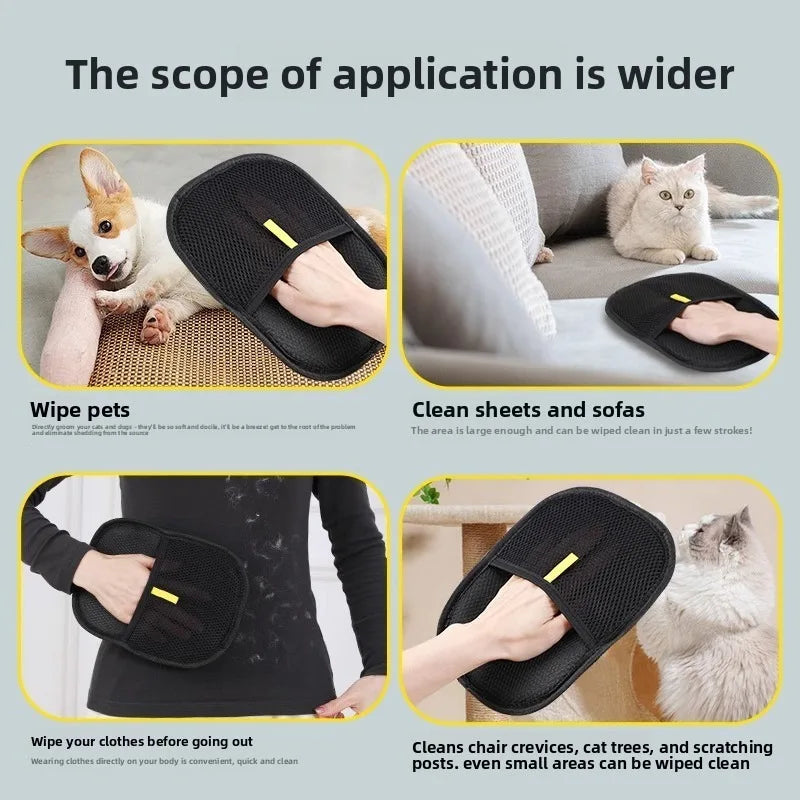 Pet Hair Remover Gloves (2-Pack)