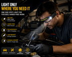 LED Work Light Safety Glasses | Rechargeable Hands-Free Task Light