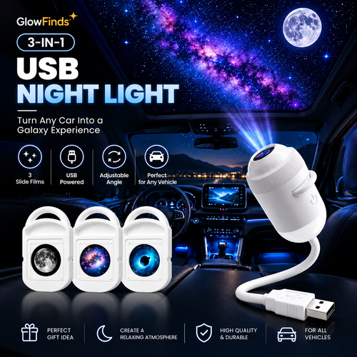 GlowFinds™ Galaxy Projector