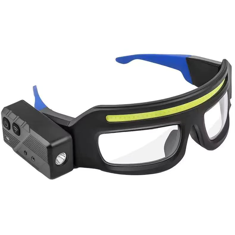 LED Work Light Safety Glasses | Rechargeable Hands-Free Task Light