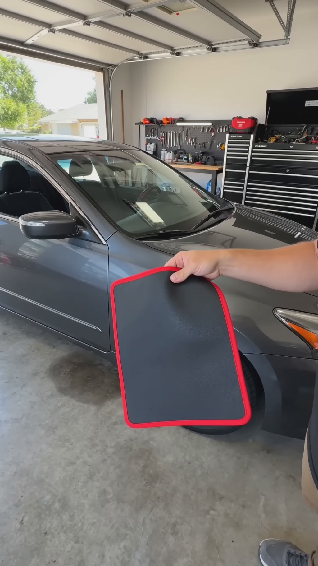 Magnetic Tool Organizer Mat | Heavy-Duty Flexible Magnetic Work Mat for Mechanics, Garage, Auto Repair & DIY